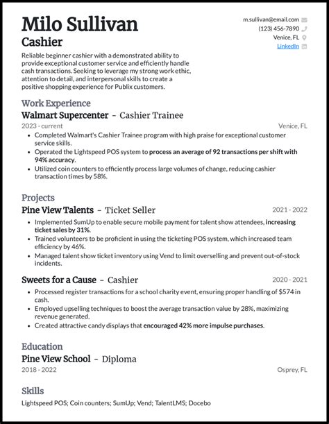 checkout cashier resume summary|+9 Cashier Resume Summary Examples (2024).